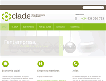 Tablet Screenshot of grupclade.com